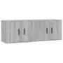 Wall TV cabinets 2 pcs Sonoma gray 57x34.5x40 cm by vidaXL, TV Furniture - Ref: Foro24-3188340, Price: 84,95 €, Discount: %