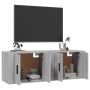 Wall TV cabinets 2 pcs Sonoma gray 57x34.5x40 cm by vidaXL, TV Furniture - Ref: Foro24-3188340, Price: 84,95 €, Discount: %