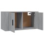 TV furniture set 2 pieces Sonoma gray plywood by vidaXL, TV Furniture - Ref: Foro24-3188412, Price: 78,29 €, Discount: %