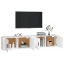 Wall-mounted TV furniture 2 units white 100x34.5x40 cm by vidaXL, TV Furniture - Ref: Foro24-3188366, Price: 128,11 €, Discou...