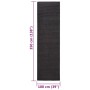 Alfombra de sisal para rascador negro 100x350 cm de vidaXL, Accesorios de muebles para gatos - Ref: Foro24-3203444, Precio: 1...