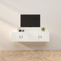 Wall TV cabinets 2 pcs white 80x34.5x40 cm by vidaXL, TV Furniture - Ref: Foro24-3188350, Price: 96,99 €, Discount: %