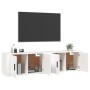 Wall TV cabinets 2 pcs white 80x34.5x40 cm by vidaXL, TV Furniture - Ref: Foro24-3188350, Price: 96,99 €, Discount: %