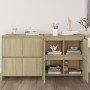 Sideboards 2 units engineered wood Sonoma oak 70x41x75 cm by vidaXL, Sideboards - Ref: Foro24-3098091, Price: 167,99 €, Disco...