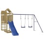 Spielplatz im Freien aus imprägniertem Kiefernholz von vidaXL, Schaukeln und Spielgeräte - Ref: Foro24-3190437, Preis: 569,91...