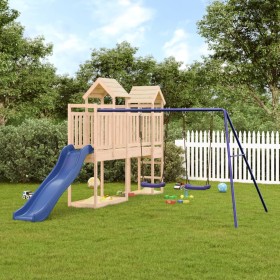 Spielplatz im Freien aus massivem Kiefernholz von vidaXL, Schaukeln und Spielgeräte - Ref: Foro24-3190435, Preis: 532,99 €, R...