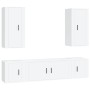 Set de muebles para TV 5 piezas madera contrachapada blanco de vidaXL, Muebles TV - Ref: Foro24-3188678, Precio: 210,38 €, De...