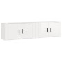 Wall TV cabinets 2 pcs glossy white 80x34.5x40 cm by vidaXL, TV Furniture - Ref: Foro24-3188352, Price: 102,64 €, Discount: %