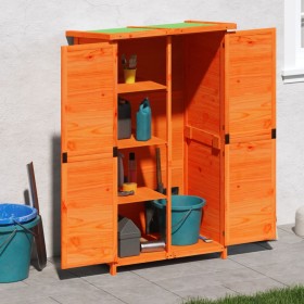 Garden tool shed brown pine wood 83x57x140 cm by vidaXL, Sheds - Ref: Foro24-172240, Price: 197,81 €, Discount: %