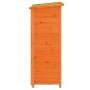 Cobertizo herramientas jardín madera pino marrón 83x57x140 cm de vidaXL, Cobertizos - Ref: Foro24-172240, Precio: 197,81 €, D...