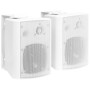 Altavoces estéreo de pared 2 uds blanco interior exterior 80 W de vidaXL, Altavoces - Ref: Foro24-70161, Precio: 65,26 €, Des...