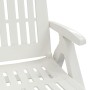 Folding sun lounger with white PP wheels by vidaXL, Loungers - Ref: Foro24-364696, Price: 107,21 €, Discount: %