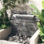 Fuente cascada de piscina con LED acero inoxidable 110 cm de vidaXL, Fuentes y cascadas - Ref: Foro24-151942, Precio: 186,99 ...