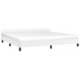 Estructura de cama cabecero cuero sintético blanco 200x200 cm de vidaXL, Camas y somieres - Ref: Foro24-347520, Precio: 127,1...