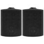 Altavoces estéreo de pared 2 uds negro interior exterior 100 W de vidaXL, Altavoces - Ref: Foro24-70159, Precio: 116,99 €, De...