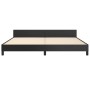 Bed frame with headboard black synthetic leather 200x200cm by vidaXL, Beds and slatted bases - Ref: Foro24-347519, Price: 123...