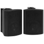 Altavoces estéreo de pared 2 uds negro interior exterior 80 W de vidaXL, Altavoces - Ref: Foro24-70158, Precio: 98,12 €, Desc...