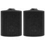 Altavoces estéreo de pared 2 uds negro interior exterior 80 W de vidaXL, Altavoces - Ref: Foro24-70158, Precio: 98,12 €, Desc...