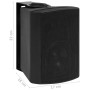 Altavoces estéreo de pared 2 uds negro interior exterior 80 W de vidaXL, Altavoces - Ref: Foro24-70158, Precio: 98,12 €, Desc...