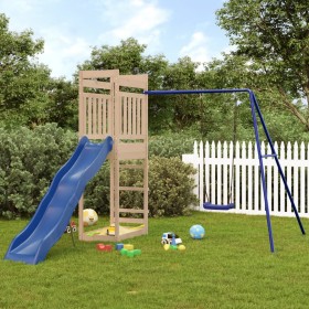 Spielplatz im Freien aus massivem Zirbenholz von vidaXL, Schaukeln und Spielgeräte - Ref: Foro24-3157033, Preis: 291,99 €, Ra...