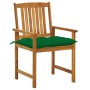 Garden chairs with cushions 8 pcs solid acacia wood by vidaXL, Garden chairs - Ref: Foro24-3078198, Price: 554,07 €, Discount: %