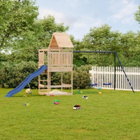 Spielplatz im Freien aus massivem Kiefernholz von vidaXL, Schaukeln und Spielgeräte - Ref: Foro24-3157018, Preis: 490,99 €, R...