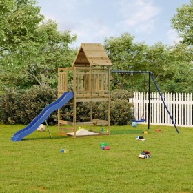 Spielplatz im Freien aus imprägniertem Kiefernholz von vidaXL, Schaukeln und Spielgeräte - Ref: Foro24-3157017, Preis: 529,76...