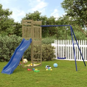 Spielplatz im Freien aus imprägniertem Kiefernholz von vidaXL, Schaukeln und Spielgeräte - Ref: Foro24-3157035, Preis: 327,69...