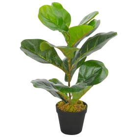 Artificial ficus plant with pot 45 cm green by vidaXL, artificial flora - Ref: Foro24-280171, Price: 21,99 €, Discount: %