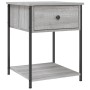 Bedside table 2 units engineered wood Sonoma gray 44x45x58 cm by vidaXL, Nightstands - Ref: Foro24-825850, Price: 76,31 €, Di...