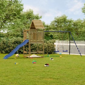 Spielplatz im Freien aus imprägniertem Kiefernholz von vidaXL, Schaukeln und Spielgeräte - Ref: Foro24-3157020, Preis: 550,99...