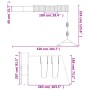 Douglas-Massivholz-Außenspielplatz von vidaXL, Schaukeln und Spielgeräte - Ref: Foro24-3157040, Preis: 582,53 €, Rabatt: %