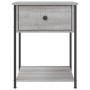 Mesita de noche 2 uds madera ingeniería gris Sonoma 44x45x58 cm de vidaXL, Mesitas de noche - Ref: Foro24-825850, Precio: 76,...