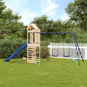 Spielplatz im Freien aus massivem Kiefernholz von vidaXL, Schaukeln und Spielgeräte - Ref: Foro24-3156976, Preis: 361,99 €, R...