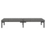 Set muebles jardín 9 pzas y cojines ratán sintético gris oscuro de vidaXL, Conjuntos de jardín - Ref: Foro24-3099809, Precio:...