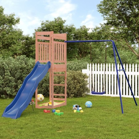 Douglas-Massivholz-Außenspielplatz von vidaXL, Schaukeln und Spielgeräte - Ref: Foro24-3157034, Preis: 309,66 €, Rabatt: %