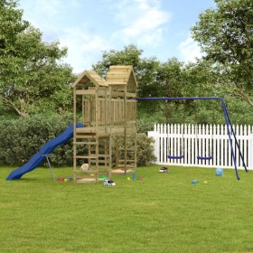 Spielplatz im Freien aus imprägniertem Kiefernholz von vidaXL, Schaukeln und Spielgeräte - Ref: Foro24-3156981, Preis: 721,99...