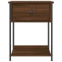 Nightstands 2 pcs oak brown engineered wood 44x45x58 cm by vidaXL, Nightstands - Ref: Foro24-825852, Price: 76,31 €, Discount: %