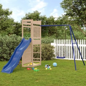 Spielplatz im Freien aus massivem Kiefernholz von vidaXL, Schaukeln und Spielgeräte - Ref: Foro24-3157003, Preis: 324,99 €, R...