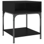 Nightstands 2 pcs engineered wood black 40x41x50 cm by vidaXL, Nightstands - Ref: Foro24-825874, Price: 53,35 €, Discount: %