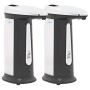 2pcs 800ml Automatic Soap Dispenser with Sensor and Sound by vidaXL, soap dishes - Ref: Foro24-30102, Price: 28,75 €, Discoun...