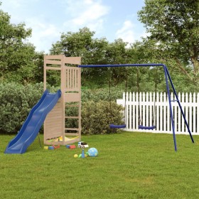 Outdoor playground made of solid pine wood by vidaXL, Swings and play structures - Ref: Foro24-3157006, Price: 356,99 €, Disc...