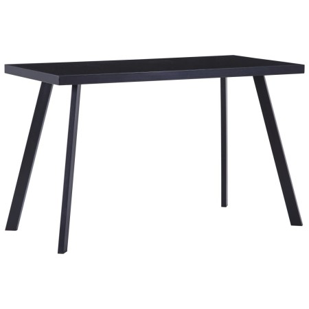 Black tempered glass dining table 120x60x75 cm by vidaXL, Kitchen and dining tables - Ref: Foro24-281872, Price: 131,99 €, Di...