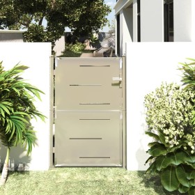 Stainless steel garden gate 100x150 cm by vidaXL, garden gates - Ref: Foro24-316862, Price: 251,99 €, Discount: %