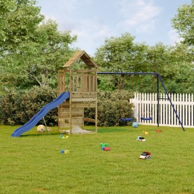 Spielplatz im Freien aus imprägniertem Kiefernholz von vidaXL, Schaukeln und Spielgeräte - Ref: Foro24-3156990, Preis: 519,99...