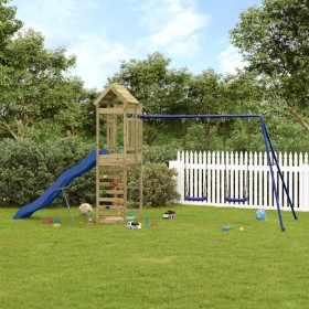 Spielplatz im Freien aus imprägniertem Kiefernholz von vidaXL, Schaukeln und Spielgeräte - Ref: Foro24-3156978, Preis: 387,99...