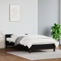 Bed frame with headboard black synthetic leather 90x200 cm by vidaXL, Beds and slatted bases - Ref: Foro24-347477, Price: 102...