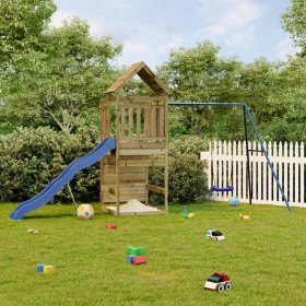 Outdoor playground made of impregnated pine wood by vidaXL, Swings and play structures - Ref: Foro24-3156987, Price: 484,99 €...