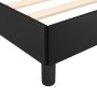 Bed frame with headboard black synthetic leather 100x200cm by vidaXL, Beds and slatted bases - Ref: Foro24-347483, Price: 105...