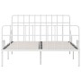 Bed frame with white metal slatted base 120x200 cm by vidaXL, Beds and slatted bases - Ref: Foro24-284603, Price: 114,99 €, D...